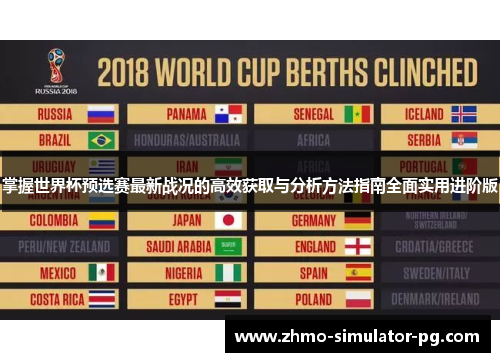 掌握世界杯预选赛最新战况的高效获取与分析方法指南全面实用进阶版